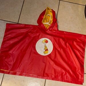 Disney Red and Yellow Kids Poncho